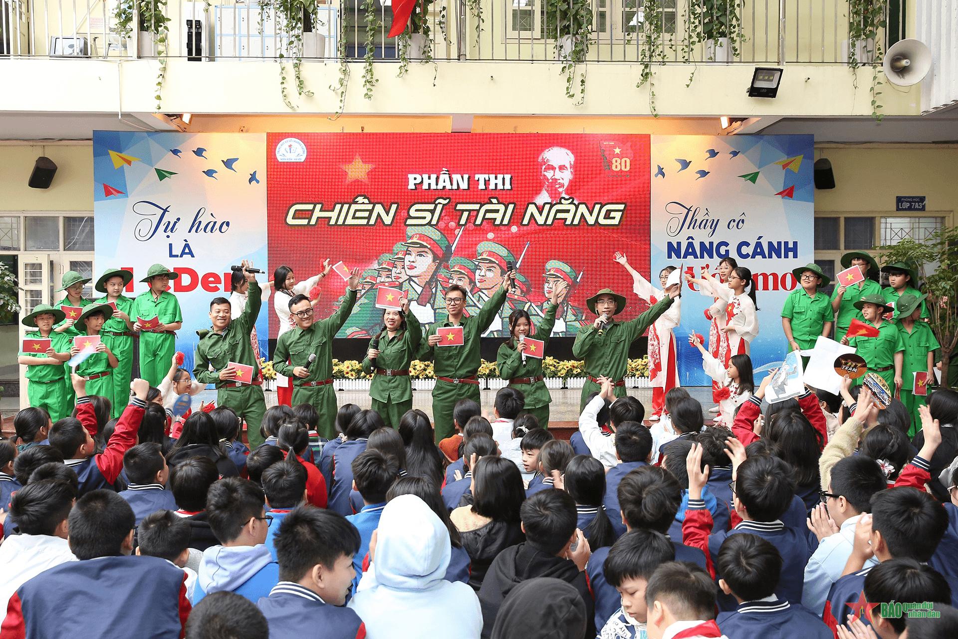“Vang mãi bản hùng ca” ở Trường THCS Chương Dương