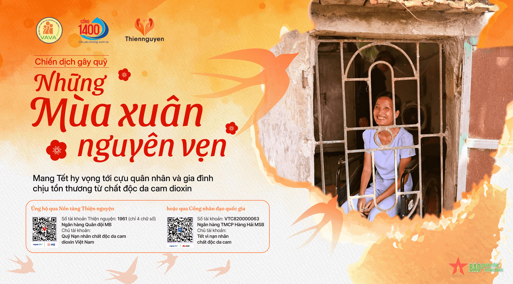 Phát động chiến dịch “Những mùa xuân nguyên vẹn” - Tết vì nạn nhân chất độc da cam