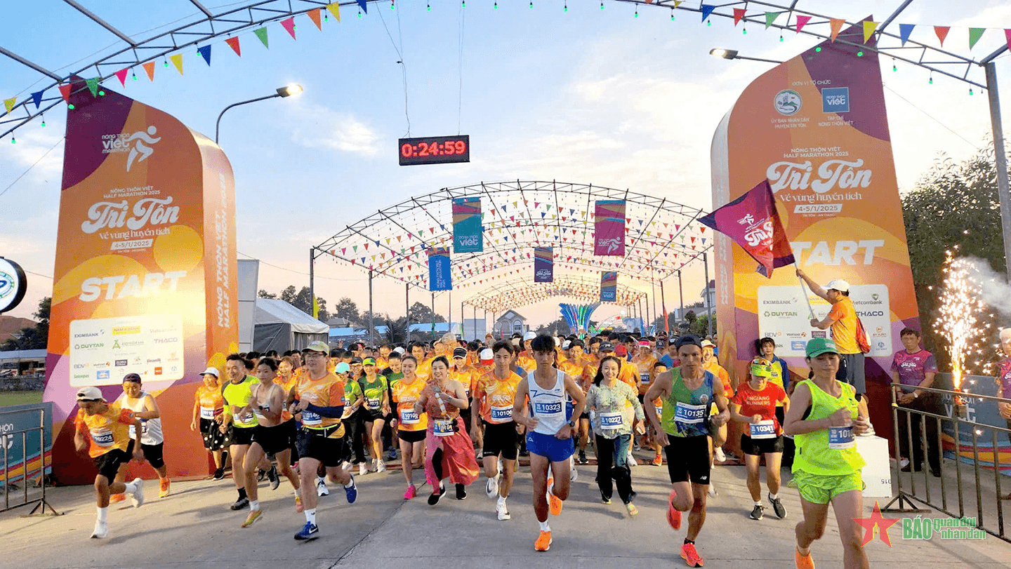 An Giang: 3.000 vận động viên cùng chạy về vùng huyền tích