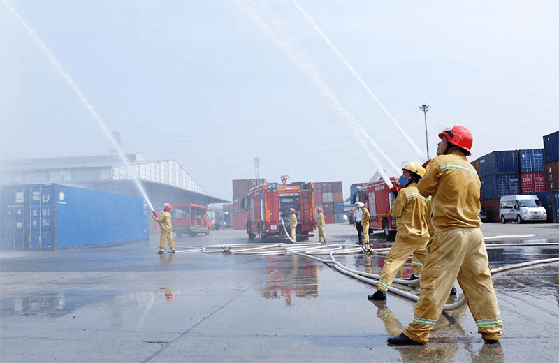 Tổng Công ty Tân cảng Sài Gòn chủ động phòng chống cháy nổ dịp lễ, Tết