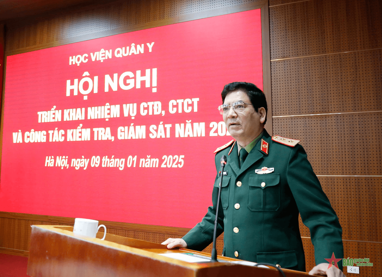 Học viện Quân y triển khai hoạt động công tác Đảng, công tác chính trị và kiểm tra, giám sát năm 2025