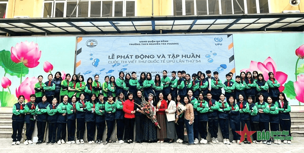 Trường THCS Nguyễn Tri Phương: Khởi động mùa UPU lần thứ 54