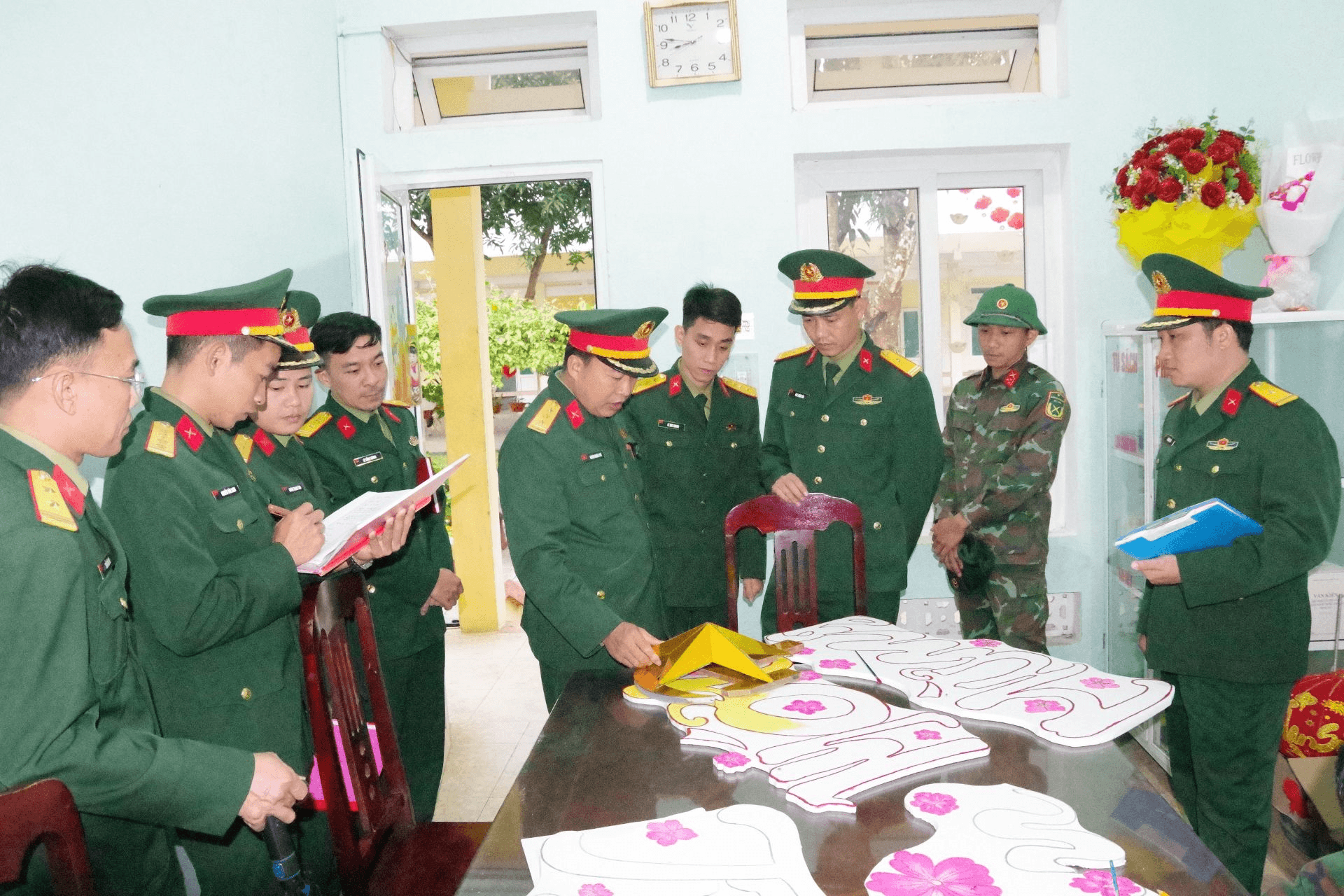 Sư đoàn 968 (Quân khu 4) kiểm tra công tác chuẩn bị vui xuân, đón Tết
