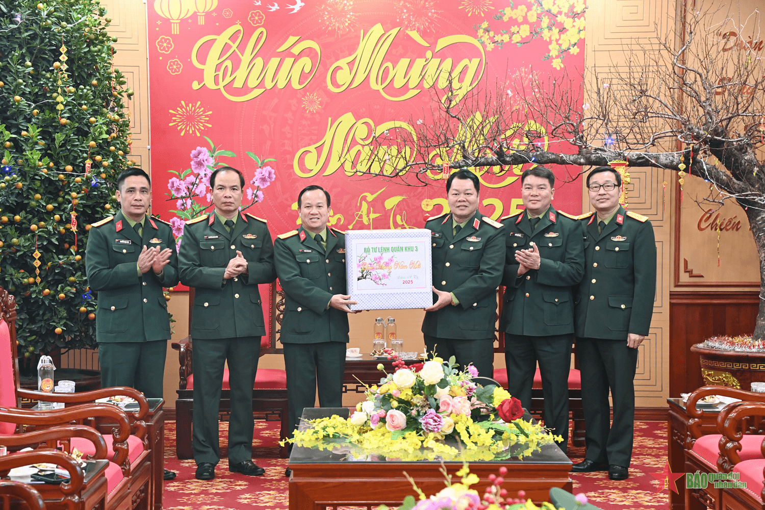 Đoàn công tác Bộ tư lệnh Quân khu 3: Kiểm tra, chúc Tết Bộ CHQS tỉnh Quảng Ninh
