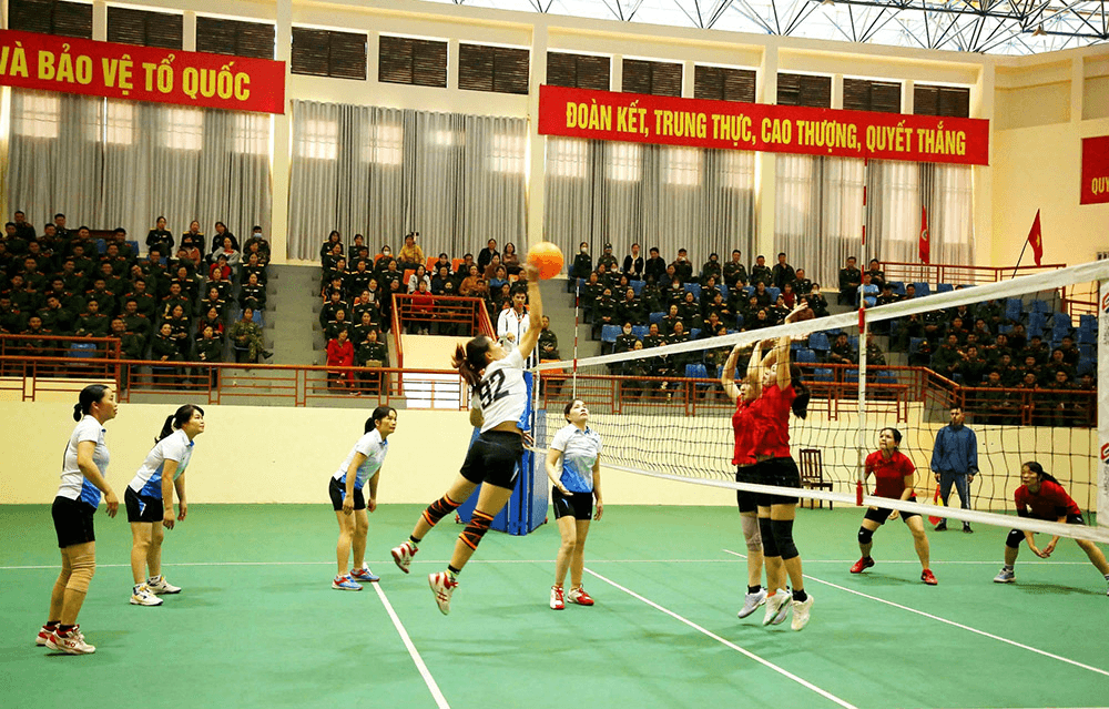 Sôi nổi phong trào thể thao của nữ quân nhân