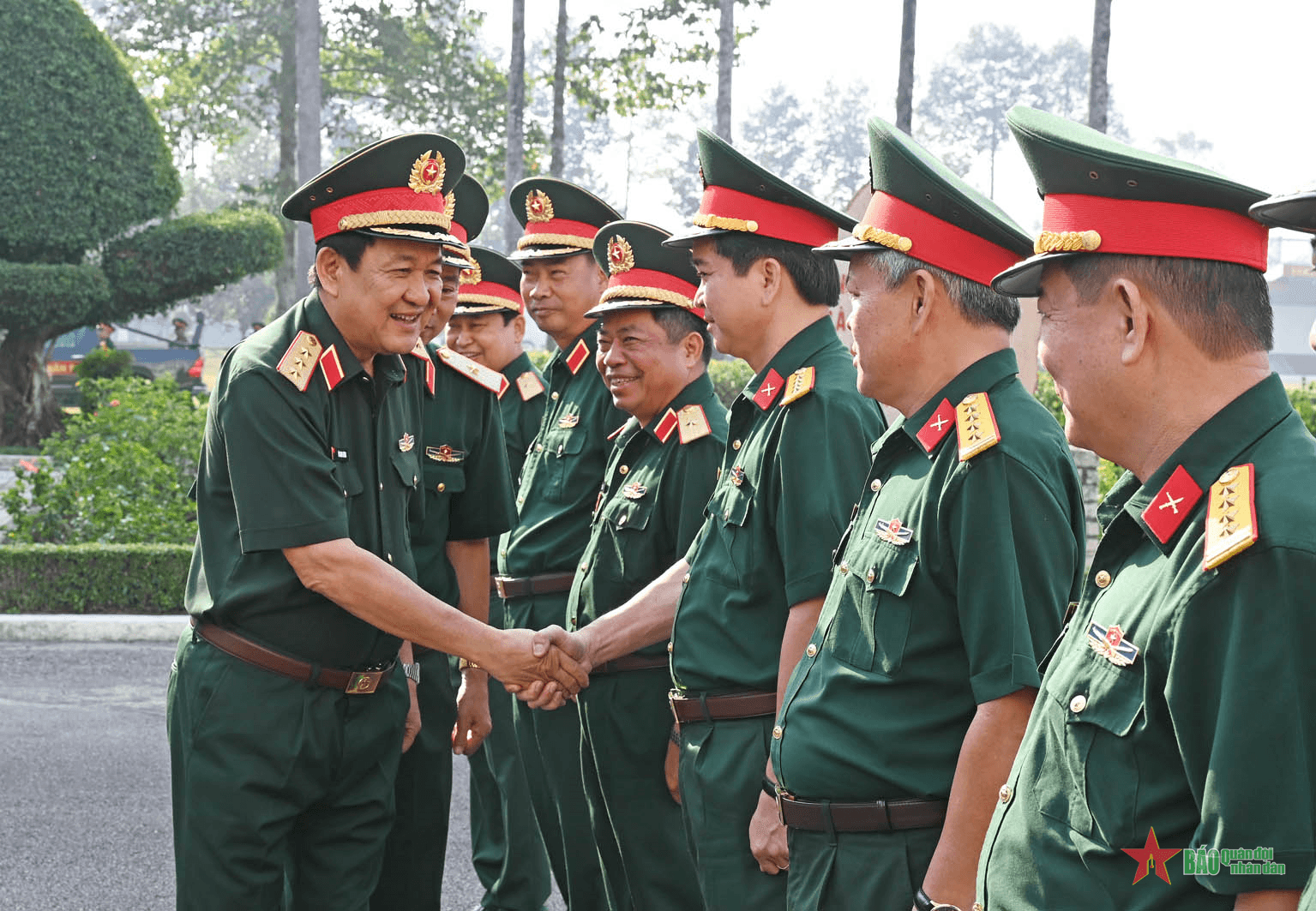Thượng tướng Võ Minh Lương thăm, chúc Tết các đơn vị tại phía Nam