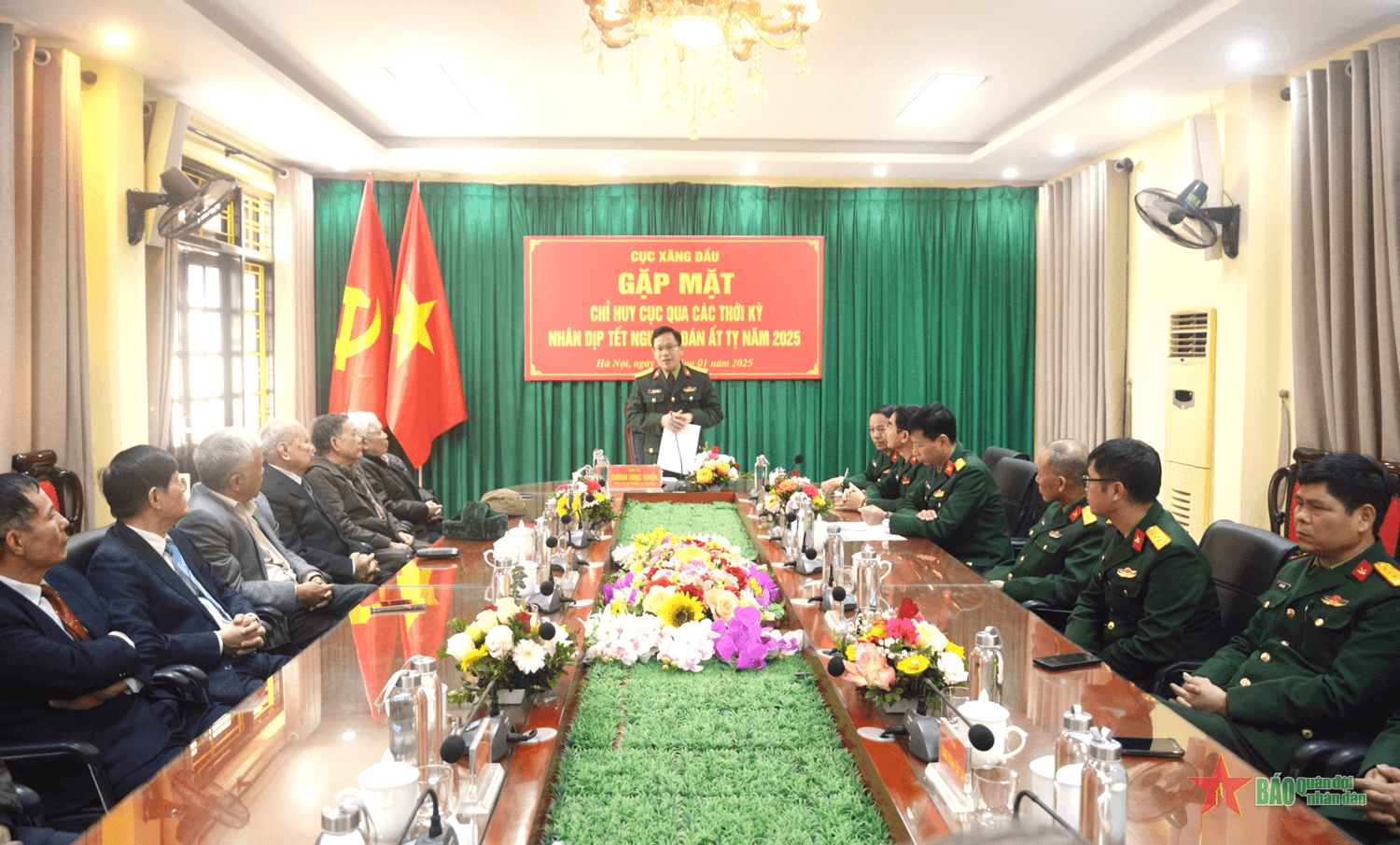 Cục Xăng dầu tổ chức gặp mặt lãnh đạo, chỉ huy các thời kỳ nhân dịp Tết Nguyên đán