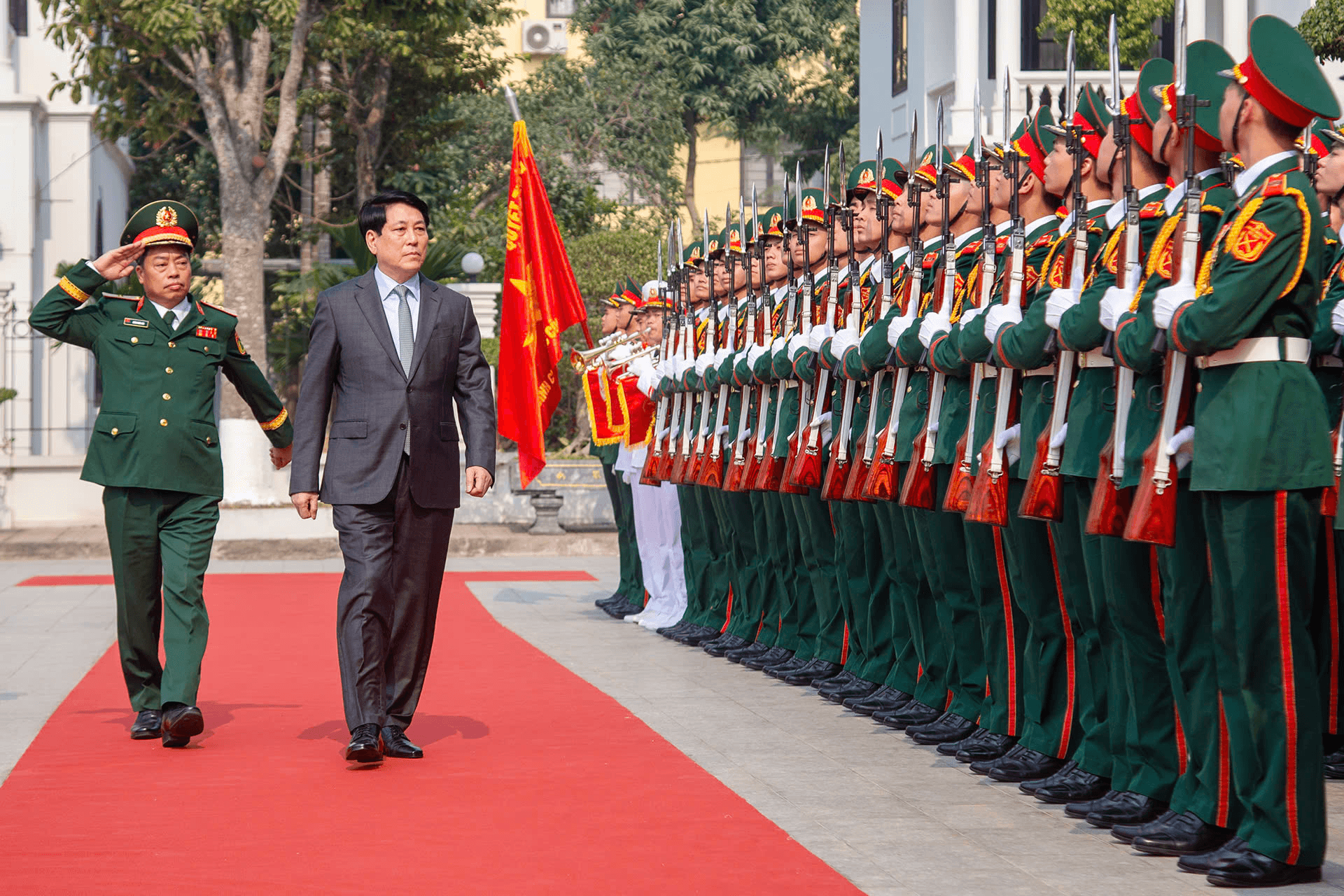 Chủ tịch nước Lương Cường thăm, chúc Tết Bộ đội Đặc công