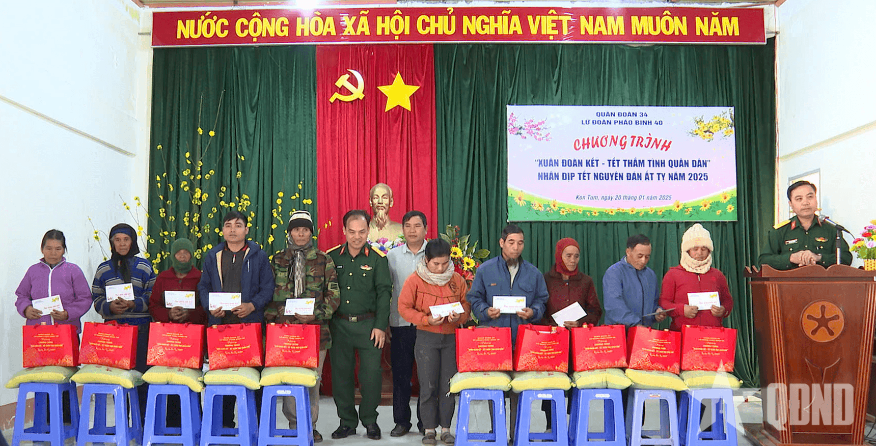 Lữ đoàn Pháo binh 40: Tổ chức chương trình “Xuân đoàn kết - Tết thắm tình quân dân”