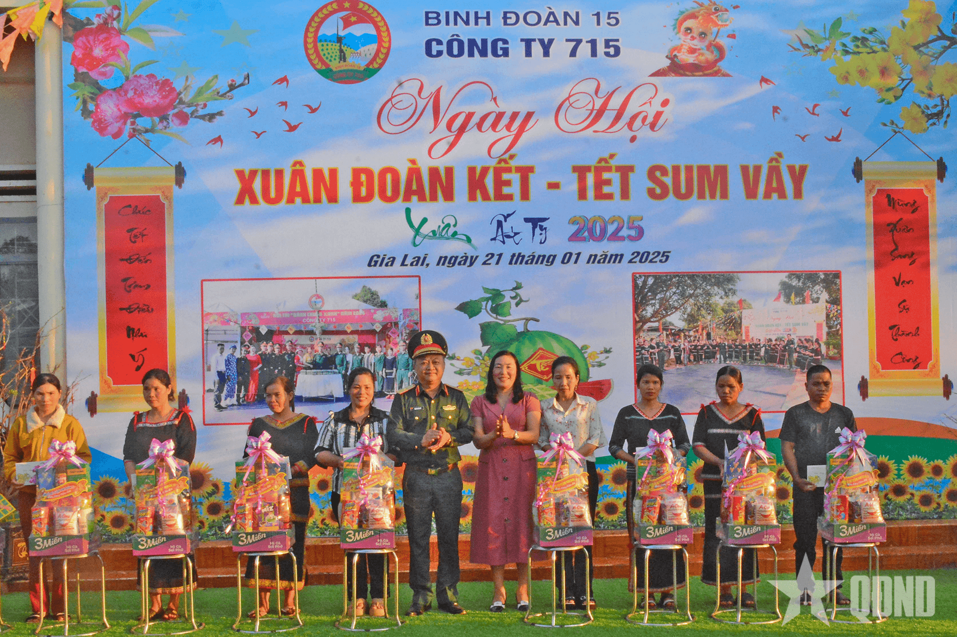 Công ty 715 (Binh đoàn 15) chi hơn 1,8 tỷ đồng chăm lo Tết cho người lao động và nhân dân