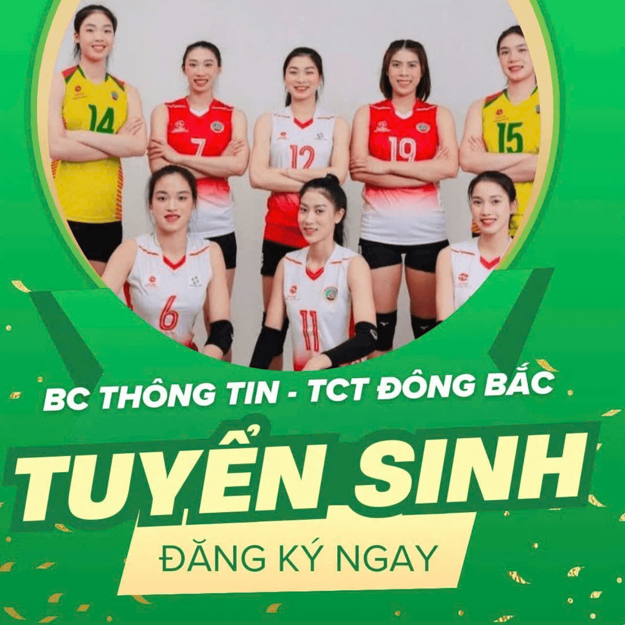 Câu lạc bộ bóng chuyền nữ Thông tin tuyển sinh vận động viên năng khiếu năm 2025