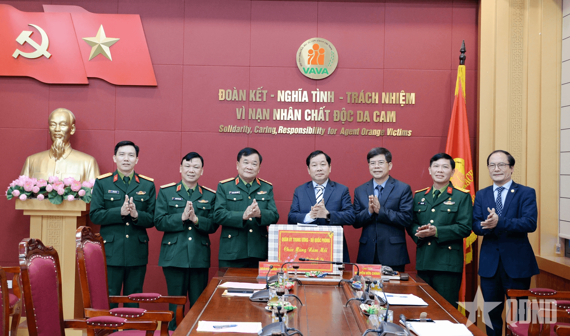 Thượng tướng Hoàng Xuân Chiến chúc Tết Hội nạn nhân chất độc da cam/dioxin Việt Nam