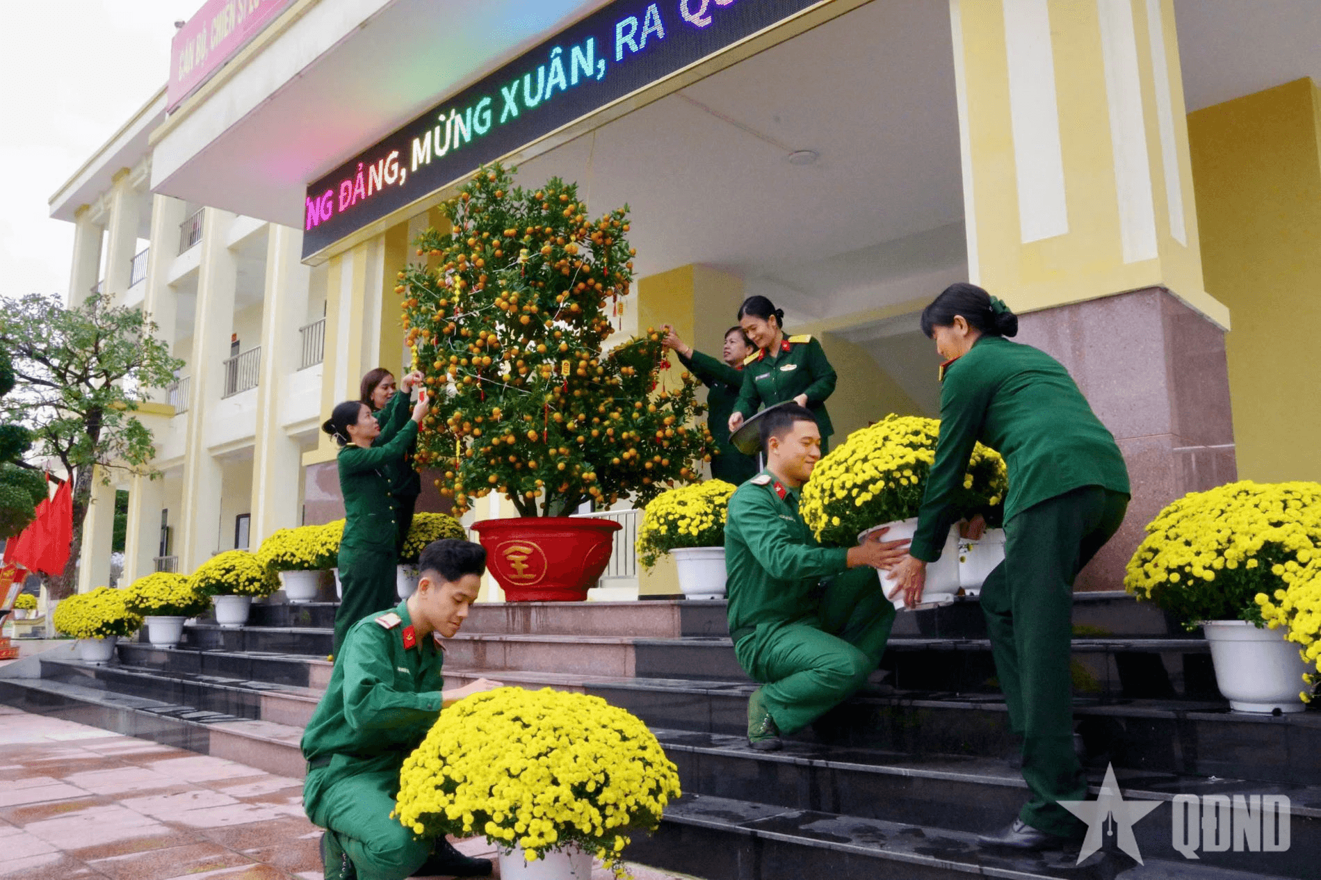 Lữ đoàn 683 rộn ràng chuẩn bị đón Tết