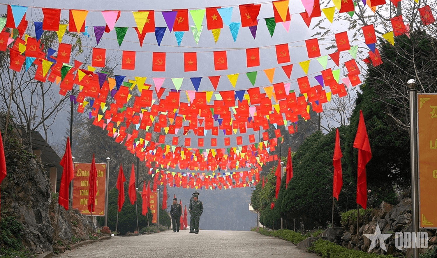 Đồn Biên phòng Sơn Vĩ rộn ràng đón Xuân