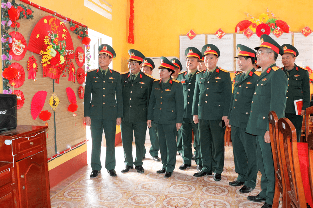 Cục Chính trị Quân khu 1 kiểm tra công tác chuẩn bị, tổ chức các hoạt động vui Xuân, đón Tết