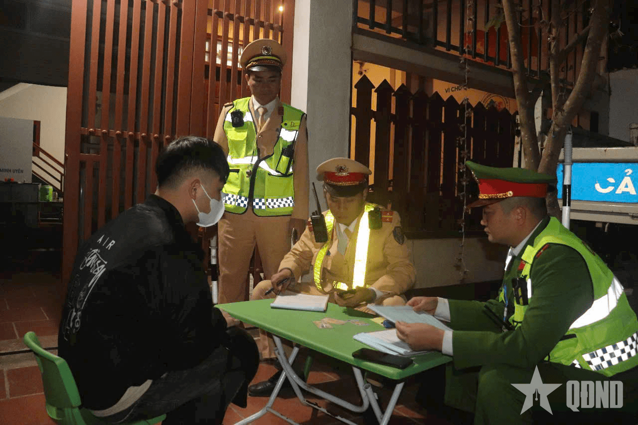 Cảnh sát giao thông Bắc Giang cao điểm tuần tra, kiểm soát dịp Tết