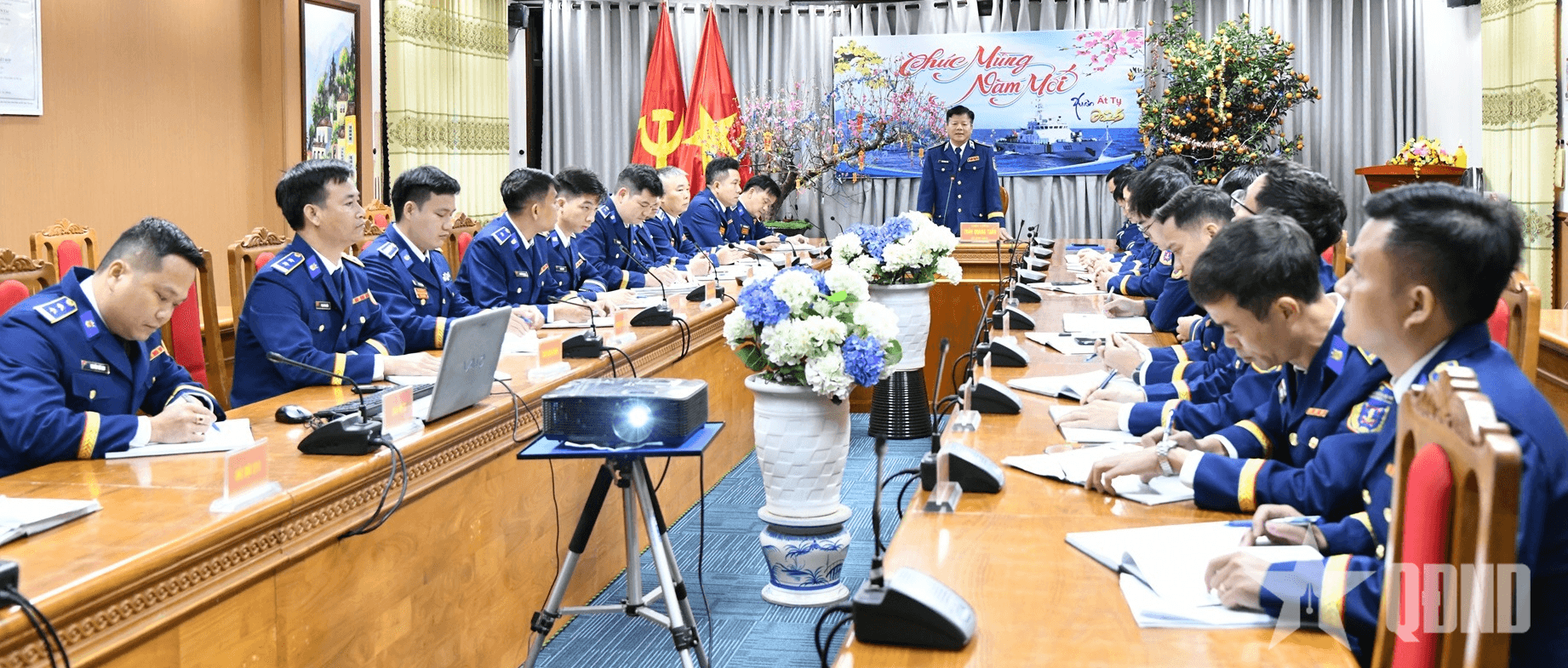 Vùng Cảnh sát biển 2 "mừng Đảng, mừng Xuân Ất Tỵ 2025"