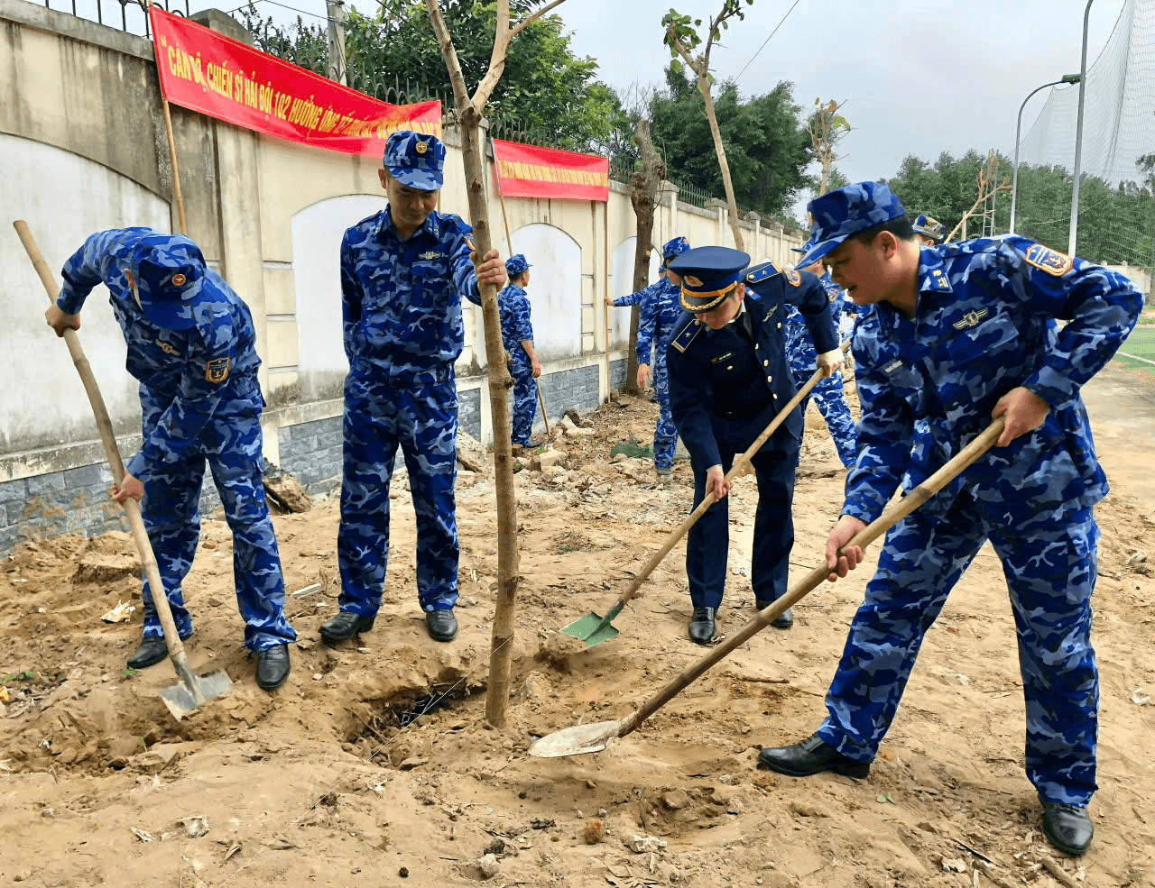 Hải đội 102 phát động Tết trồng cây