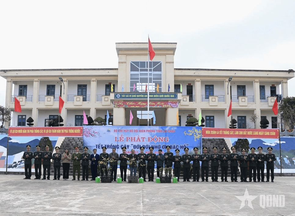 Bộ đội Biên phòng Lai Châu phát động Tết trồng cây