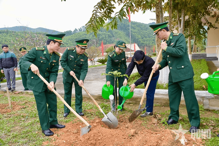 Bộ đội Biên phòng tỉnh Nghệ An phát động “Tết trồng cây đời đời nhớ ơn Bác Hồ”
