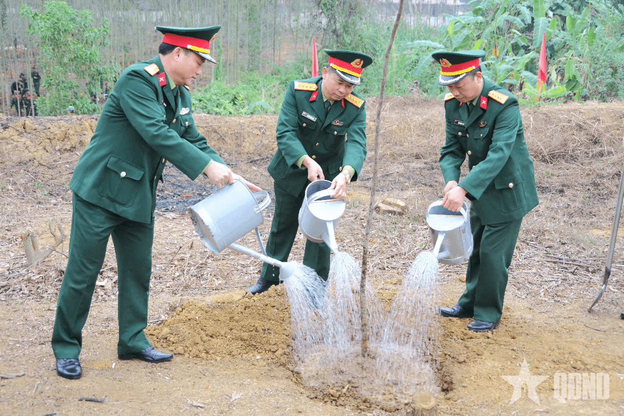 Bộ CHQS tỉnh Tuyên Quang phát động Tết trồng cây