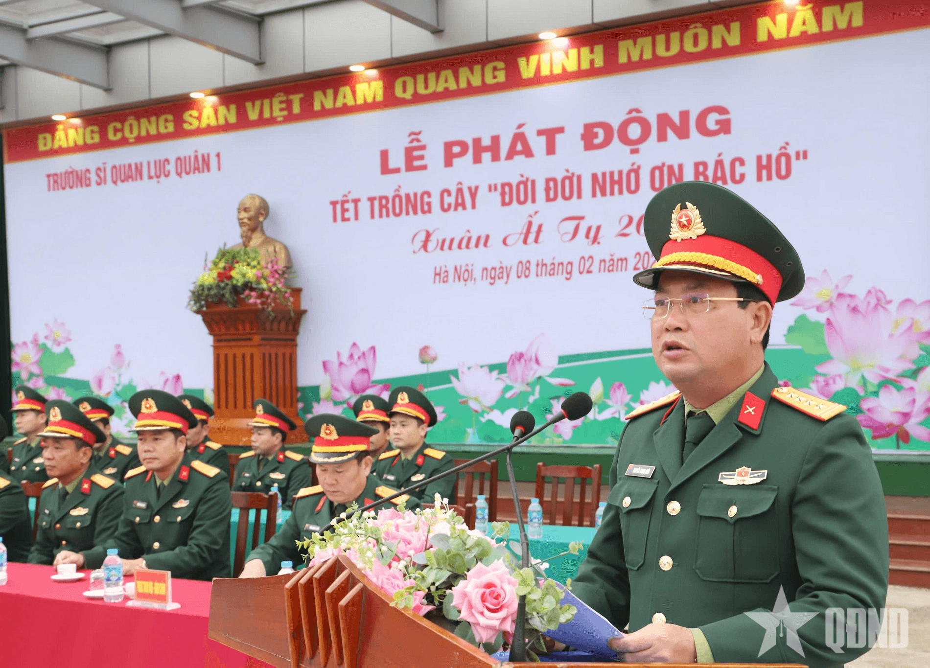 Trường Sĩ quan Lục quân 1 trồng hơn 15.000 cây xanh