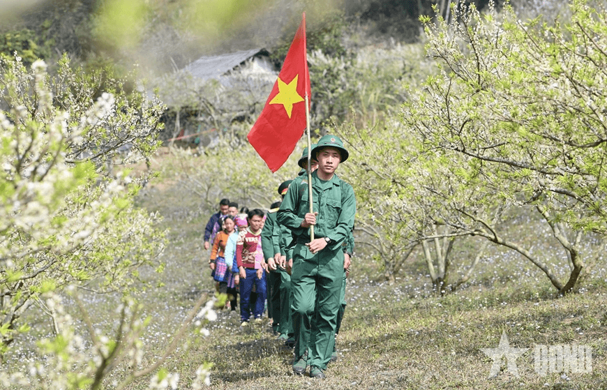 Những hình ảnh đẹp trong ngày hội tòng quân