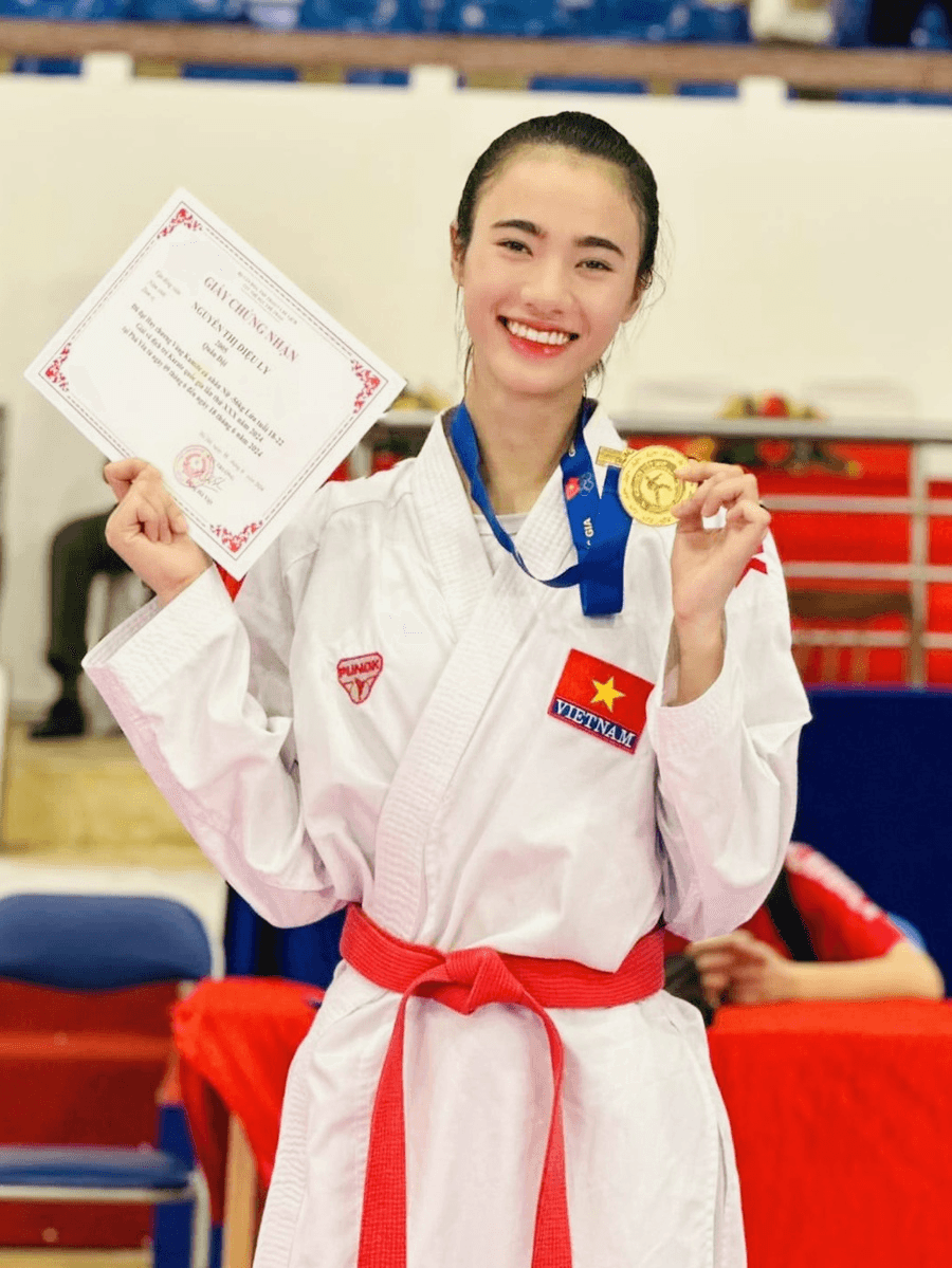 Gương mặt hứa hẹn của karate Việt Nam