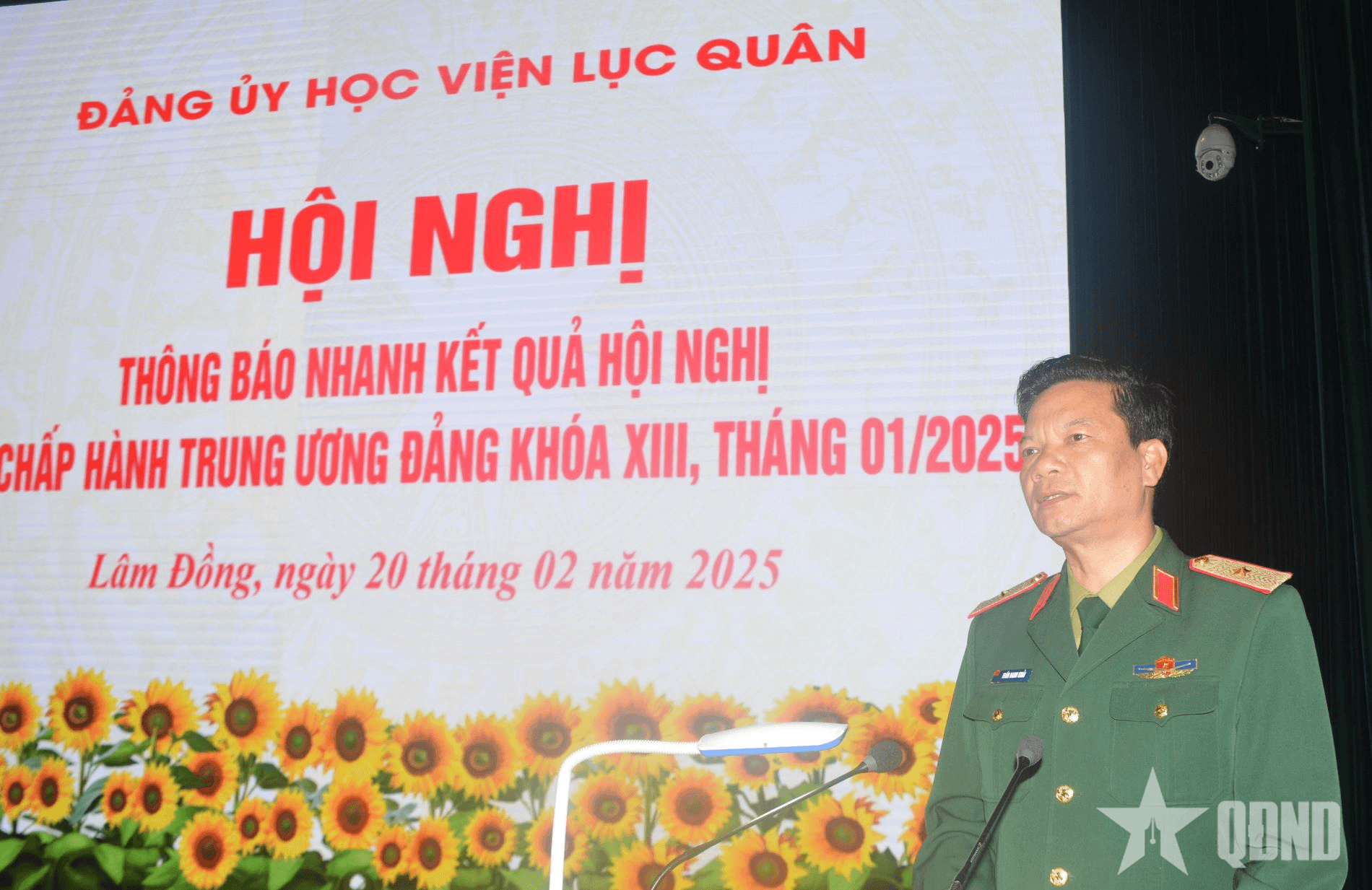 Học viện Lục quân thông báo nhanh kết quả Hội nghị Ban Chấp hành Trung ương Đảng khóa XIII