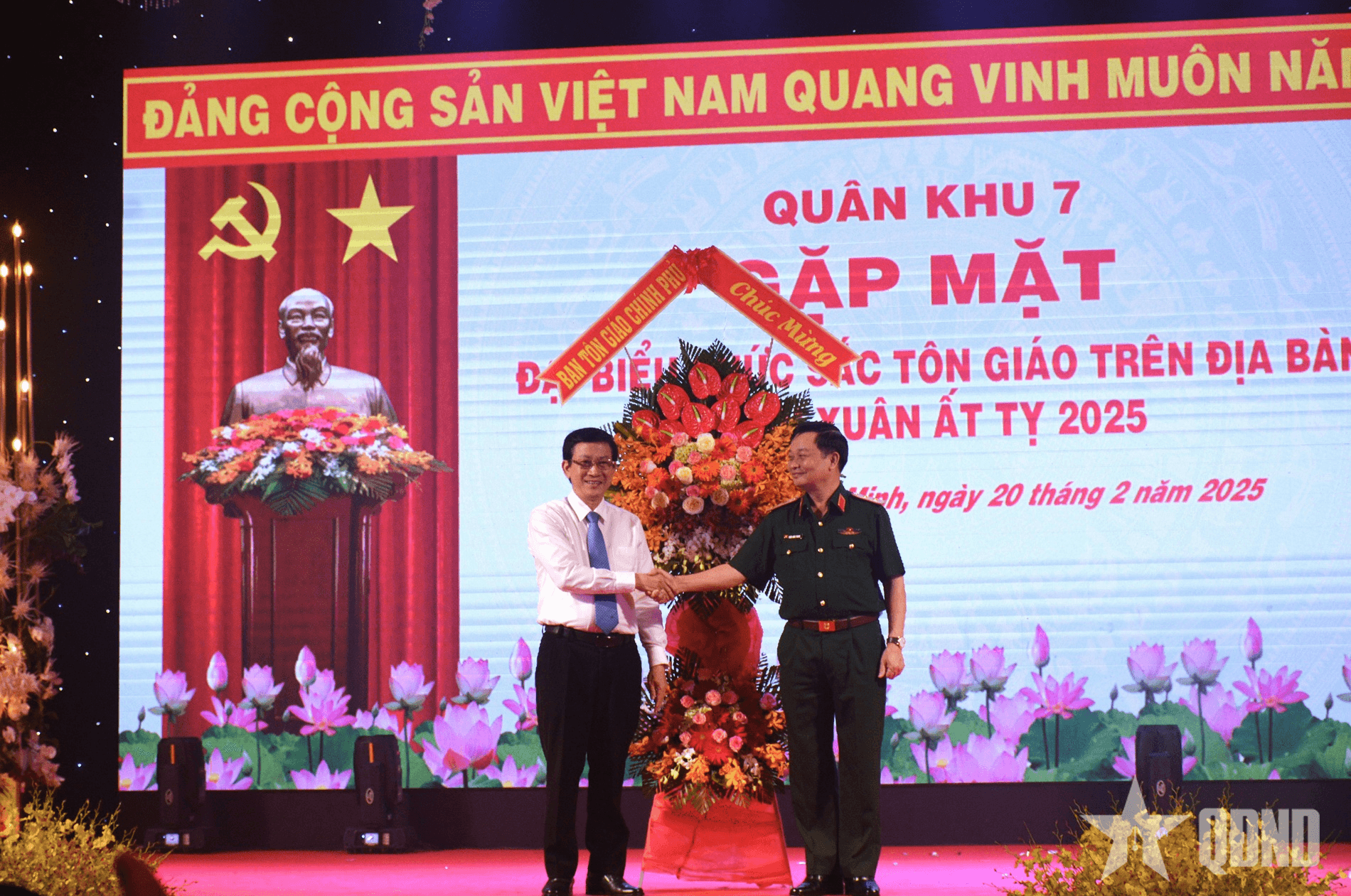 Tăng cường gắn bó, hiểu biết giữa Quân khu 7 và các tổ chức tôn giáo