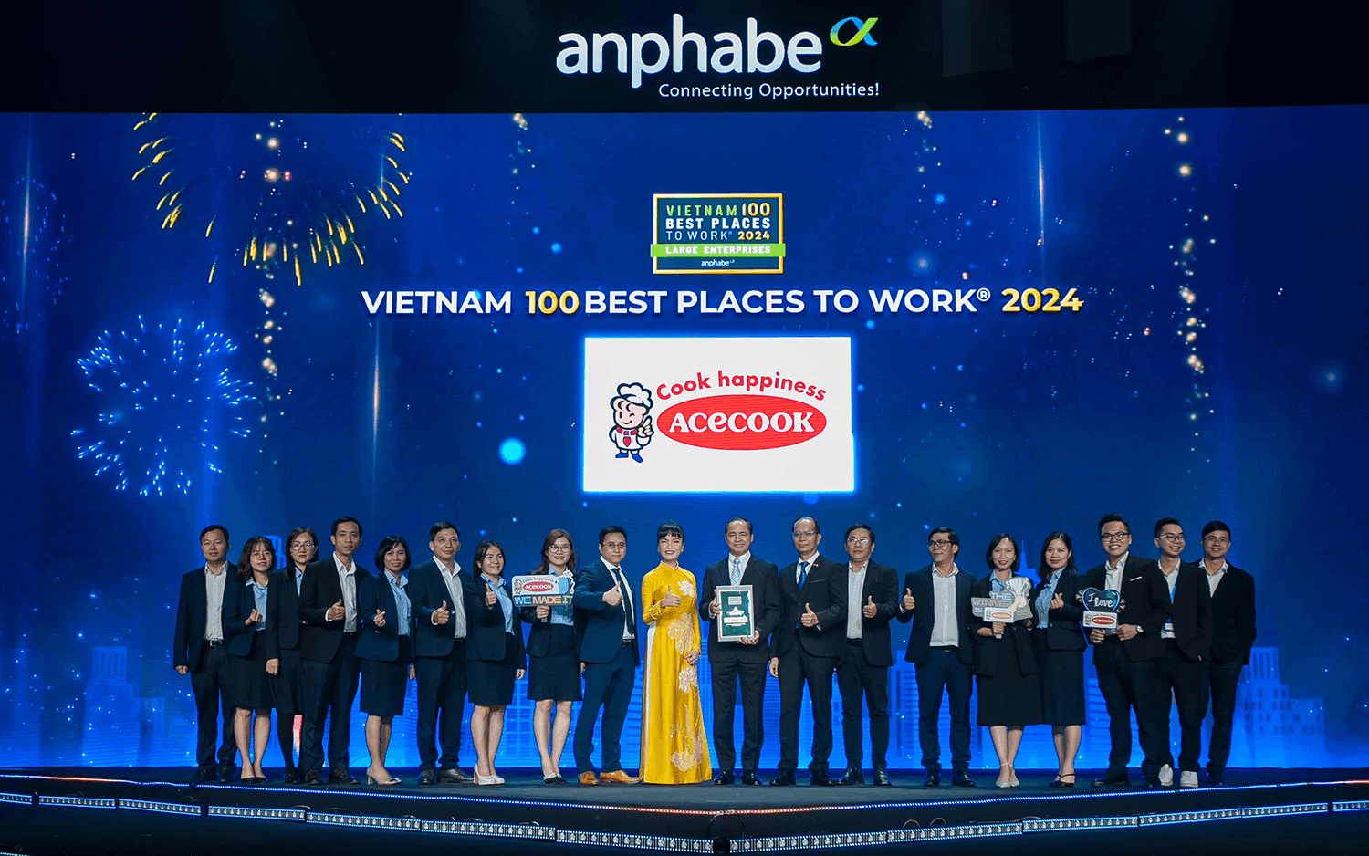 Acecook lan tỏa hạnh phúc cho nhân viên với vị trí top 5 ngành hàng FMCG – Nơi làm việc tốt nhất Việt Nam