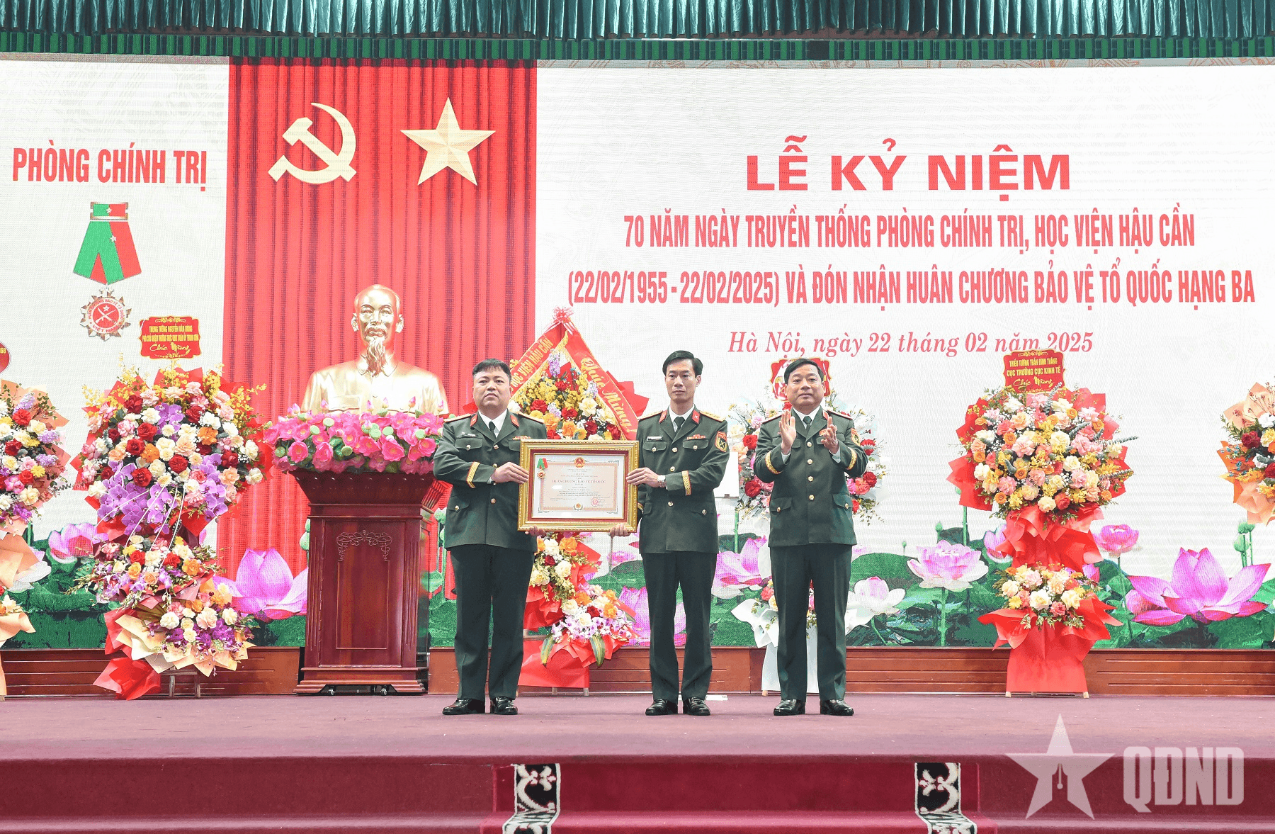 Tự hào truyền thống 70 năm Phòng Chính trị, Học viện Hậu cần