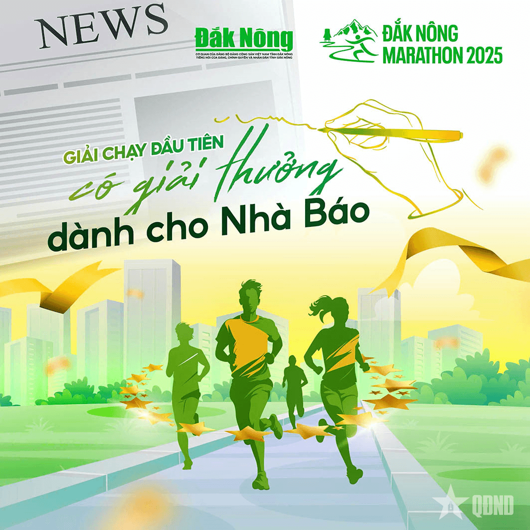 Đắk Nông Marathon 2025: Dấu ấn đầu tiên và vinh danh giới báo chí