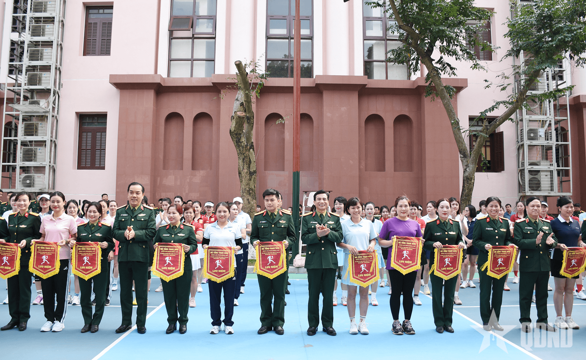 Khai mạc Giải pickleball phụ nữ các cơ quan, đơn vị trong Bộ Tổng Tham mưu