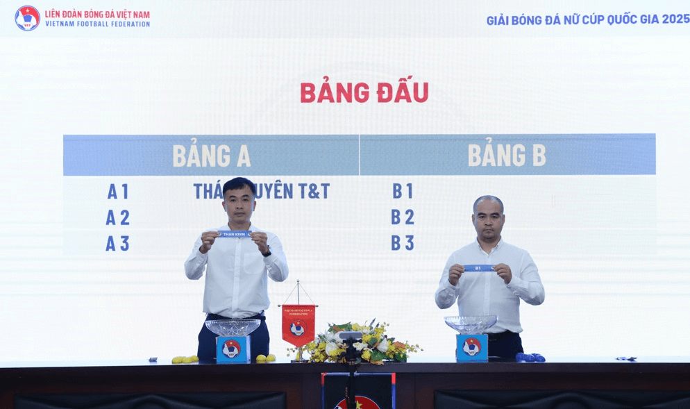 Bốc thăm xếp lịch thi đấu Giải bóng đá nữ cúp quốc gia 2025