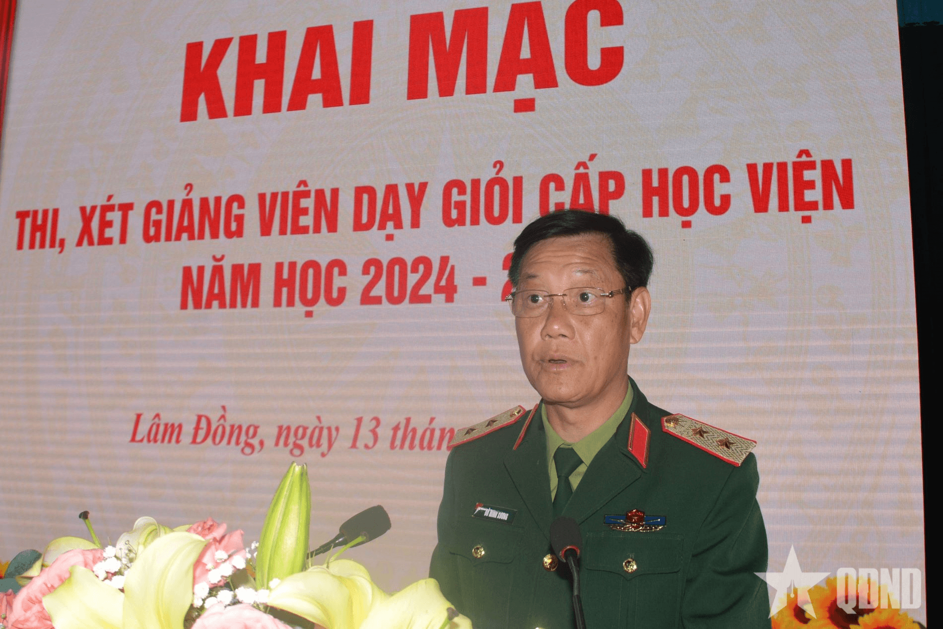 Học viện Lục quân khai mạc thi, xét giảng viên dạy giỏi năm học 2024-2025