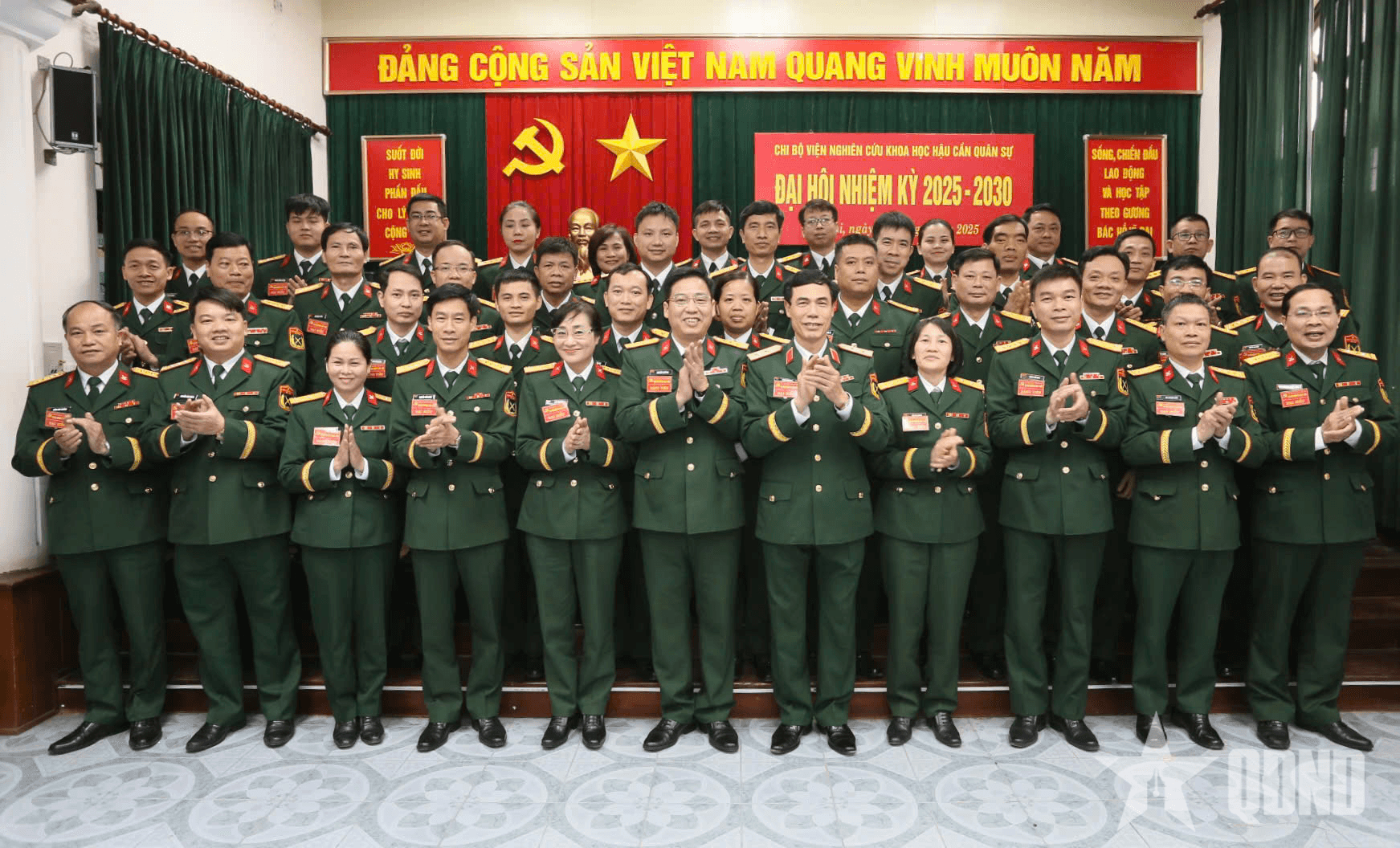Đảng bộ Học viện Hậu cần chỉ đạo thành công Đại hội chi bộ cơ sở làm trước