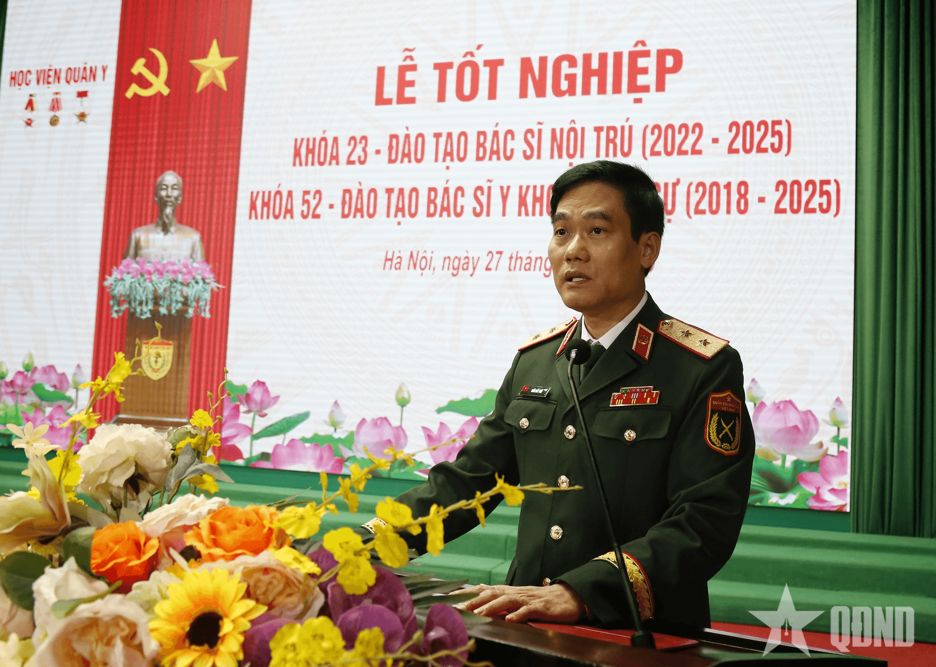 Học viện Quân y tổ chức Lễ tốt nghiệp bác sĩ nội trú và y khoa quân sự