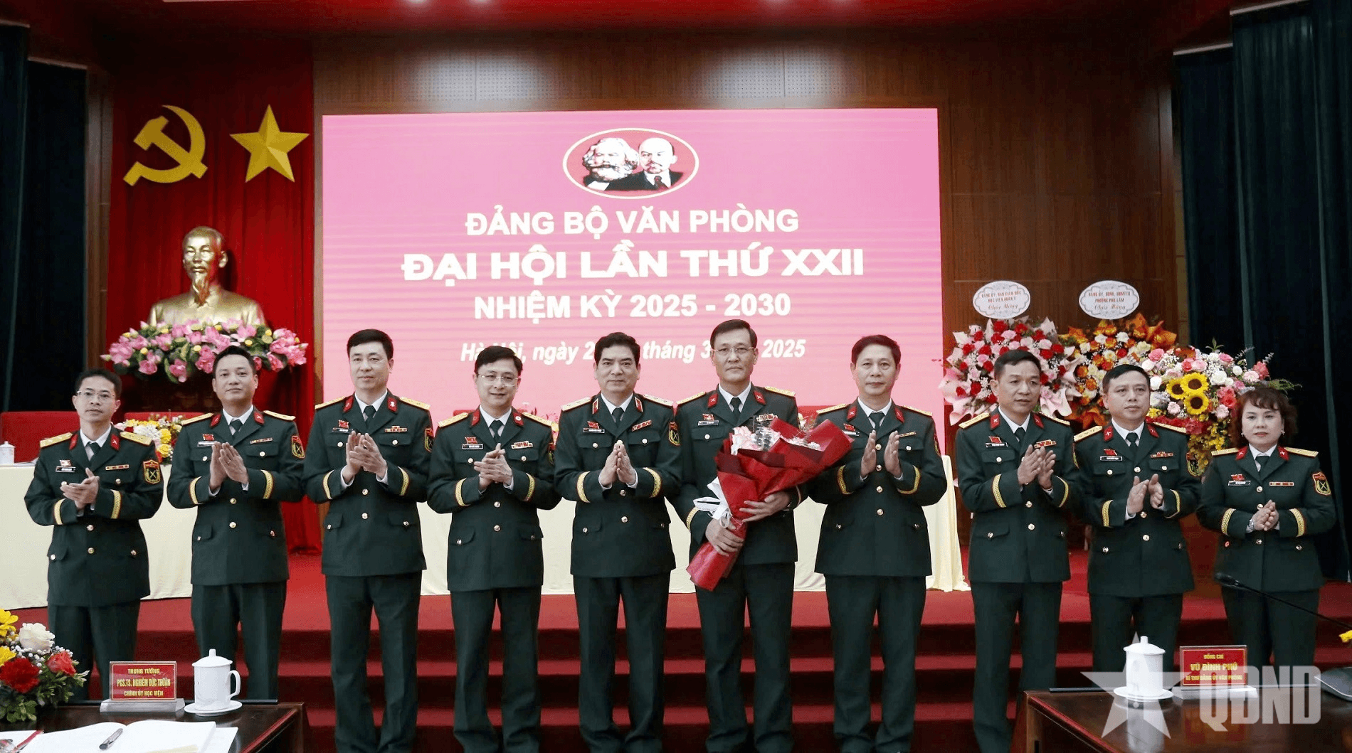 Đảng bộ Văn phòng (Học viện Quân y) tổ chức thành công Đại hội lần thứ XXII