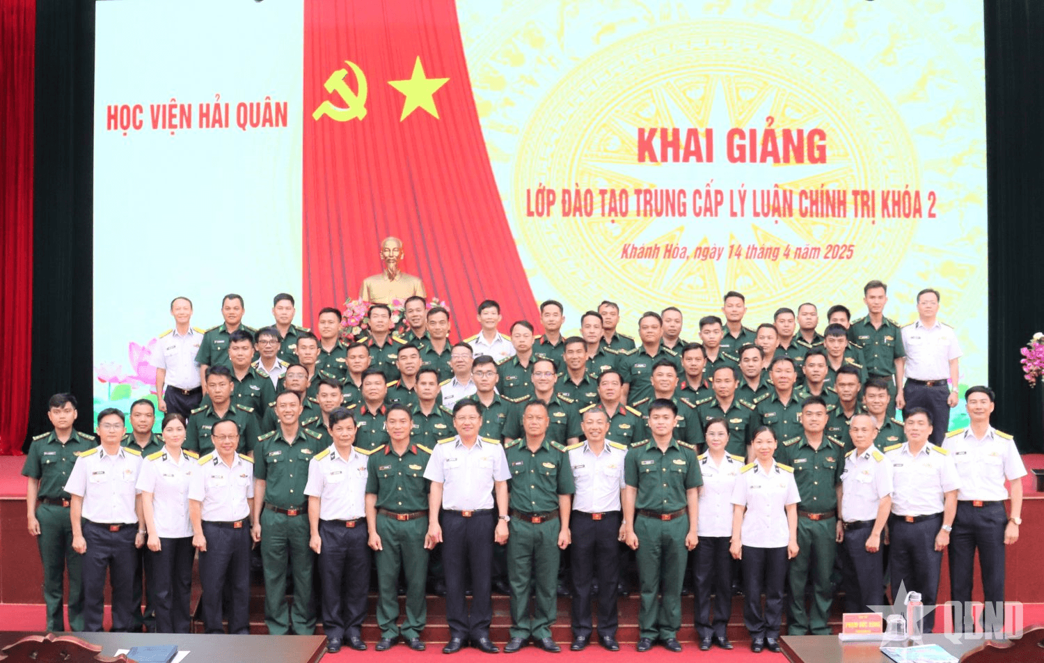 Học viện Hải quân khai giảng đào tạo trung cấp lý luận chính trị Khóa 2