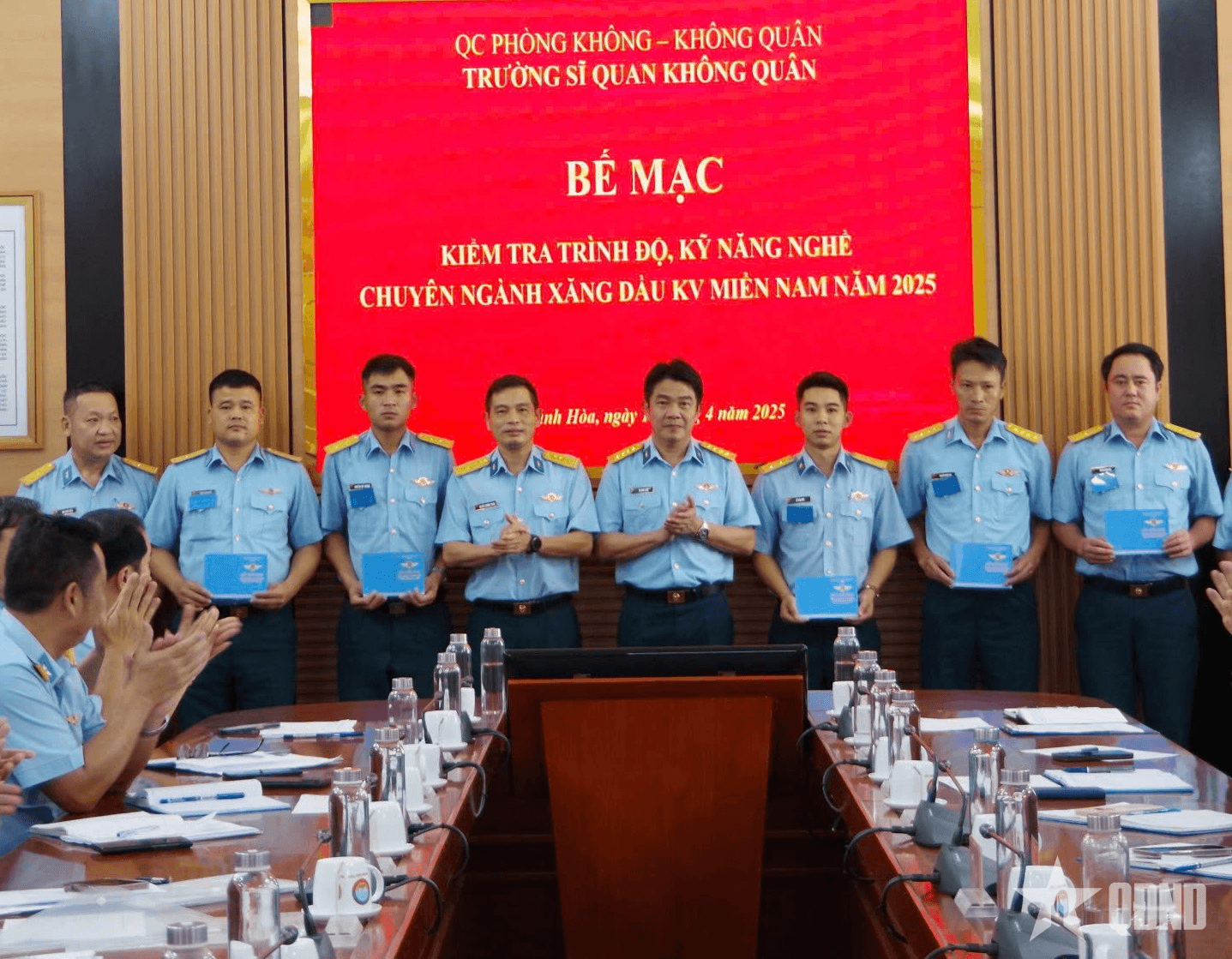 Quân chủng Phòng không - Không quân tổ chức kiểm tra trình độ kỹ năng nghề chuyên ngành Xăng dầu