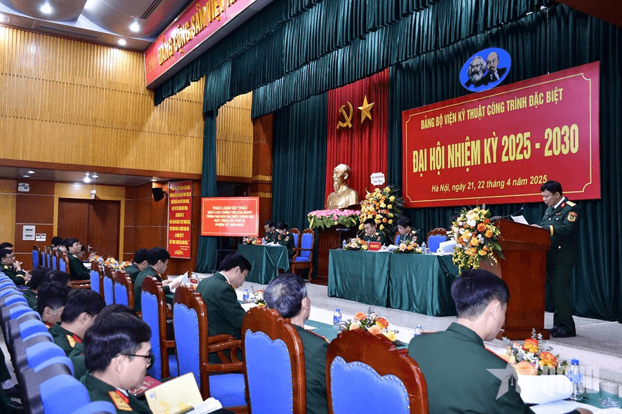 Đảng bộ Viện Kỹ thuật công trình đặc biệt tổ chức đại hội nhiệm kỳ 2025-2030