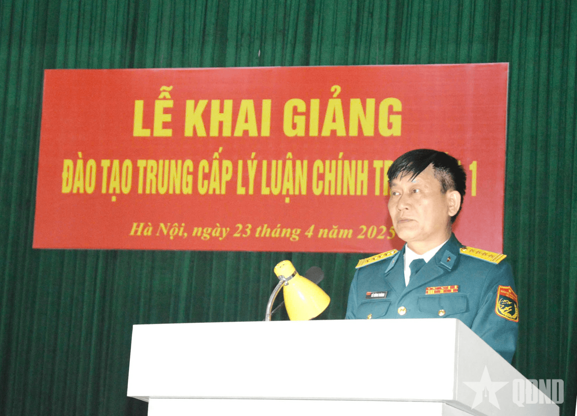 Học viện Phòng không-Không quân: Khai giảng lớp đào tạo trung cấp lý luận chính trị, khóa 1 năm 2025