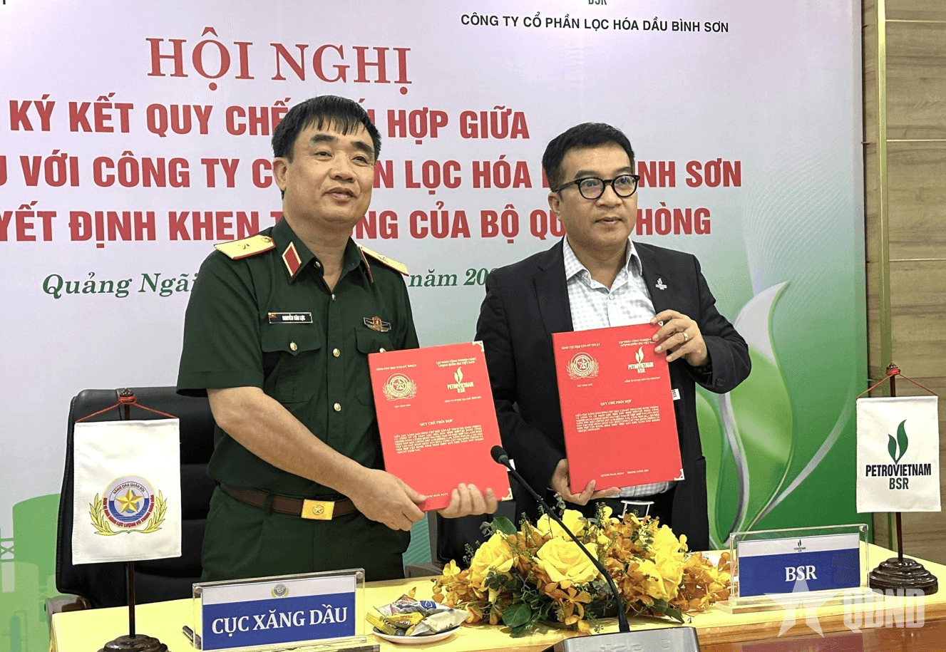 Ký kết quy chế hợp tác sản xuất nhiên liệu đặc chủng cho quốc phòng
