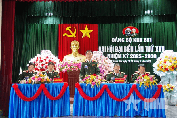 Đại hội đại biểu Đảng bộ Kho 661 (Cục Xăng dầu) thành công tốt đẹp