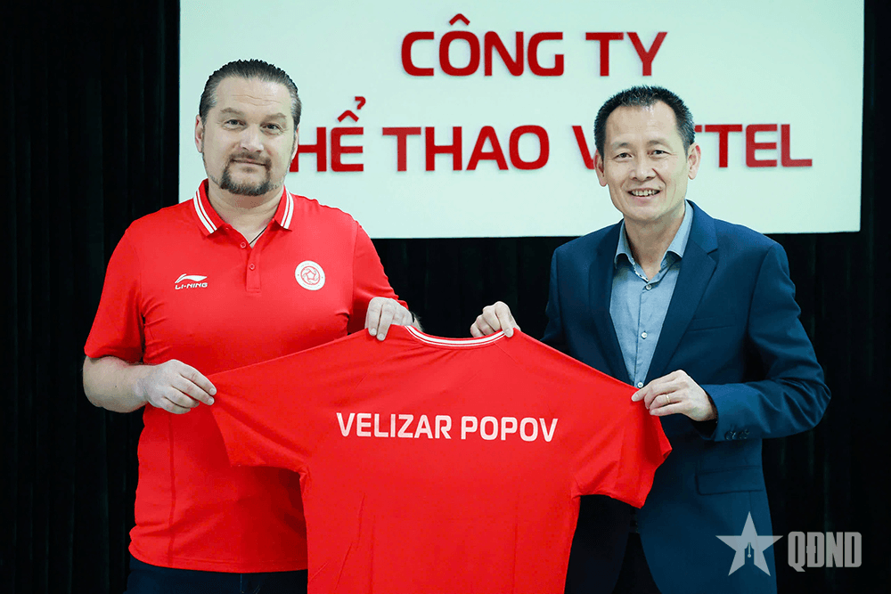 CLB Thể Công- Viettel ký hợp đồng với HLV Velizar Popov đến hết mùa giải 2026 - 2027