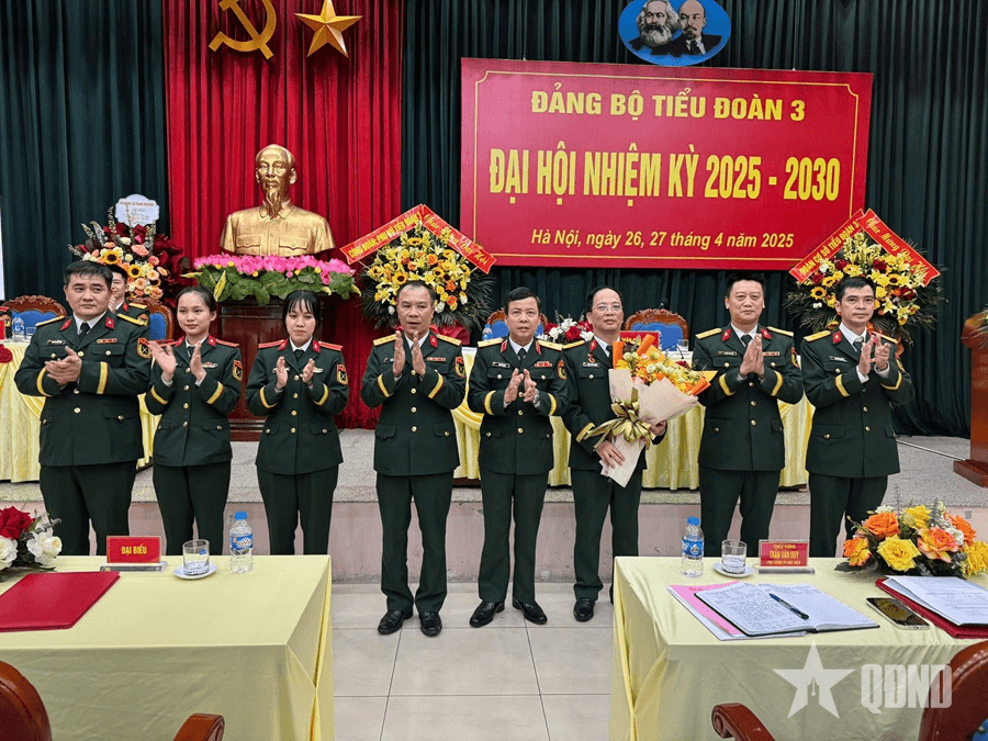 Đảng bộ Tiểu đoàn 3, Học viện Kỹ thuật Quân sự tổ chức thành công Đại hội Đảng bộ