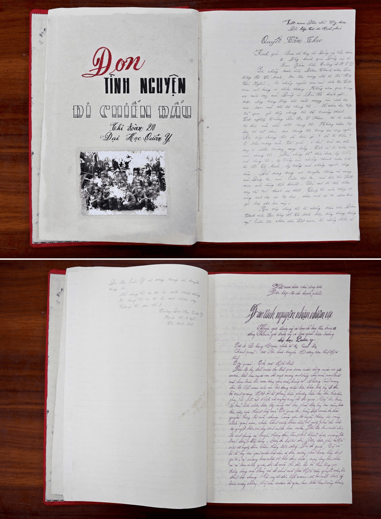 Những lá thư xung phong ra trận