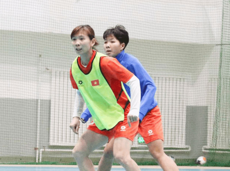 Tuyển futsal nữ Việt Nam hướng tới chiến thắng trước Hong Kong (Trung Quốc)