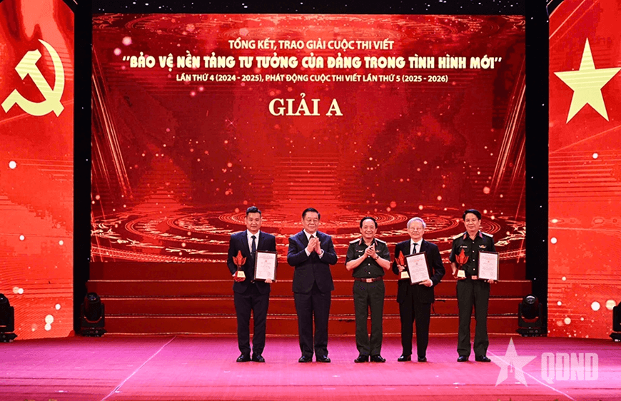 Tổng kết, trao giải Cuộc thi viết “Bảo vệ nền tảng tư tưởng của Đảng trong tình hình mới” lần thứ 4 (2024 - 2025), phát động Cuộc thi viết lần thứ 5 (2025 - 2026)